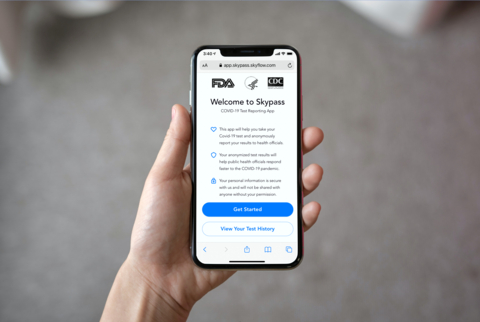 Skyflow COVID Passport App (Photo: Business Wire)